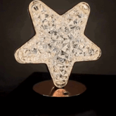 Enchanting 3D Star & Moon Shaped LED Crystal Bedroom Lamp
